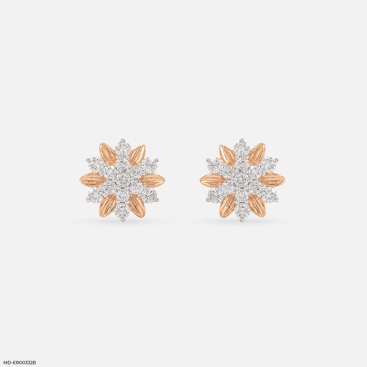 0.28 Carat StarFlower Glow Lab Diamond Earrings