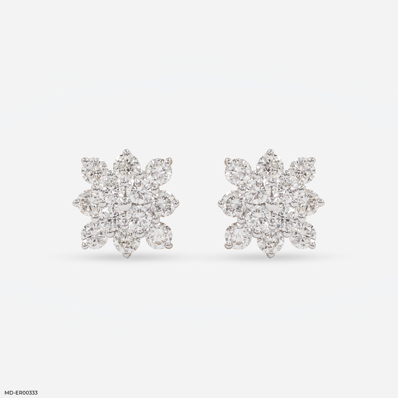 Moon Light Earrings 14K Rose Gold