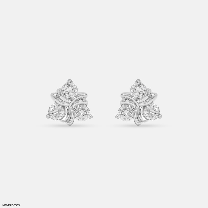 Tiny Twirl Earrings 14K Yellow Gold