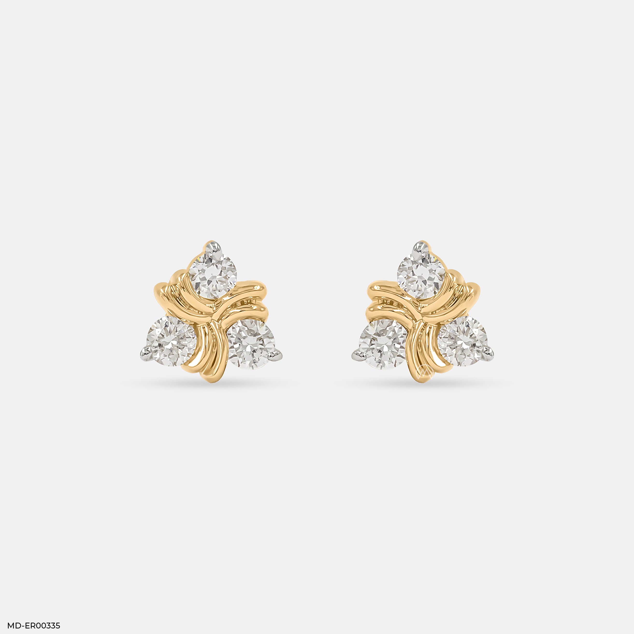 0.15 Carat Trinity Sparkle Lab Diamond Studs