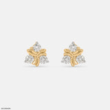 Tiny Twirl Earrings 14K Yellow Gold