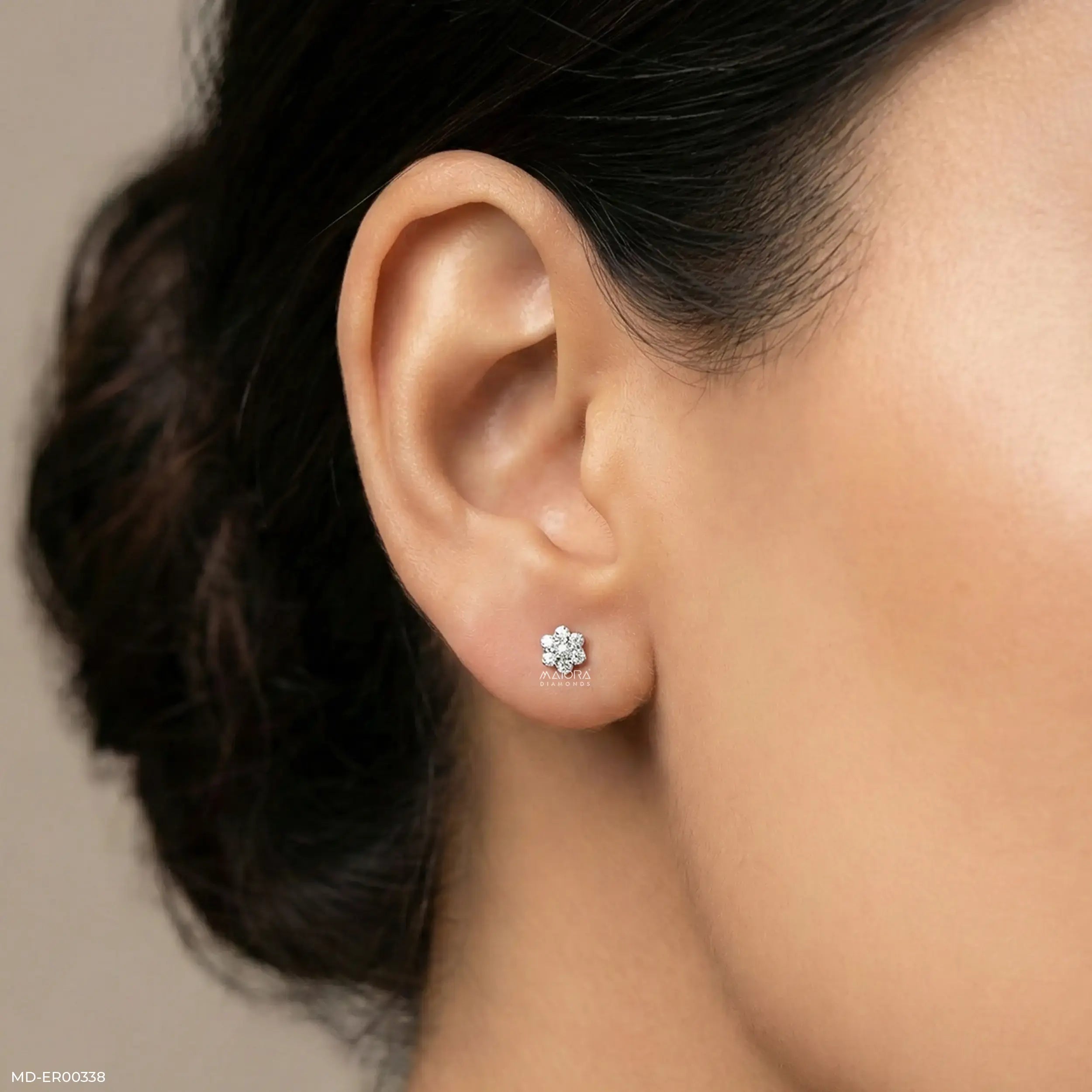 0.5 Carat Floral Radiance Lab Diamond Studs