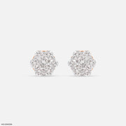 0.5 Carat Floral Radiance Lab Diamond Studs