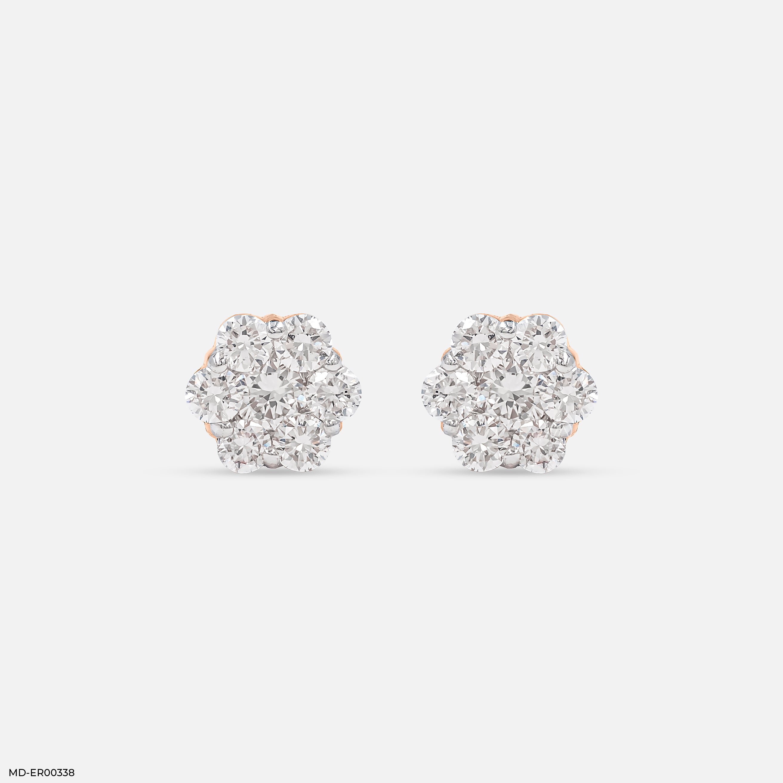 0.5 Carat Floral Radiance Lab Diamond Studs