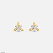 0.15 Carat Glimmering Clover Lab Diamond Studs