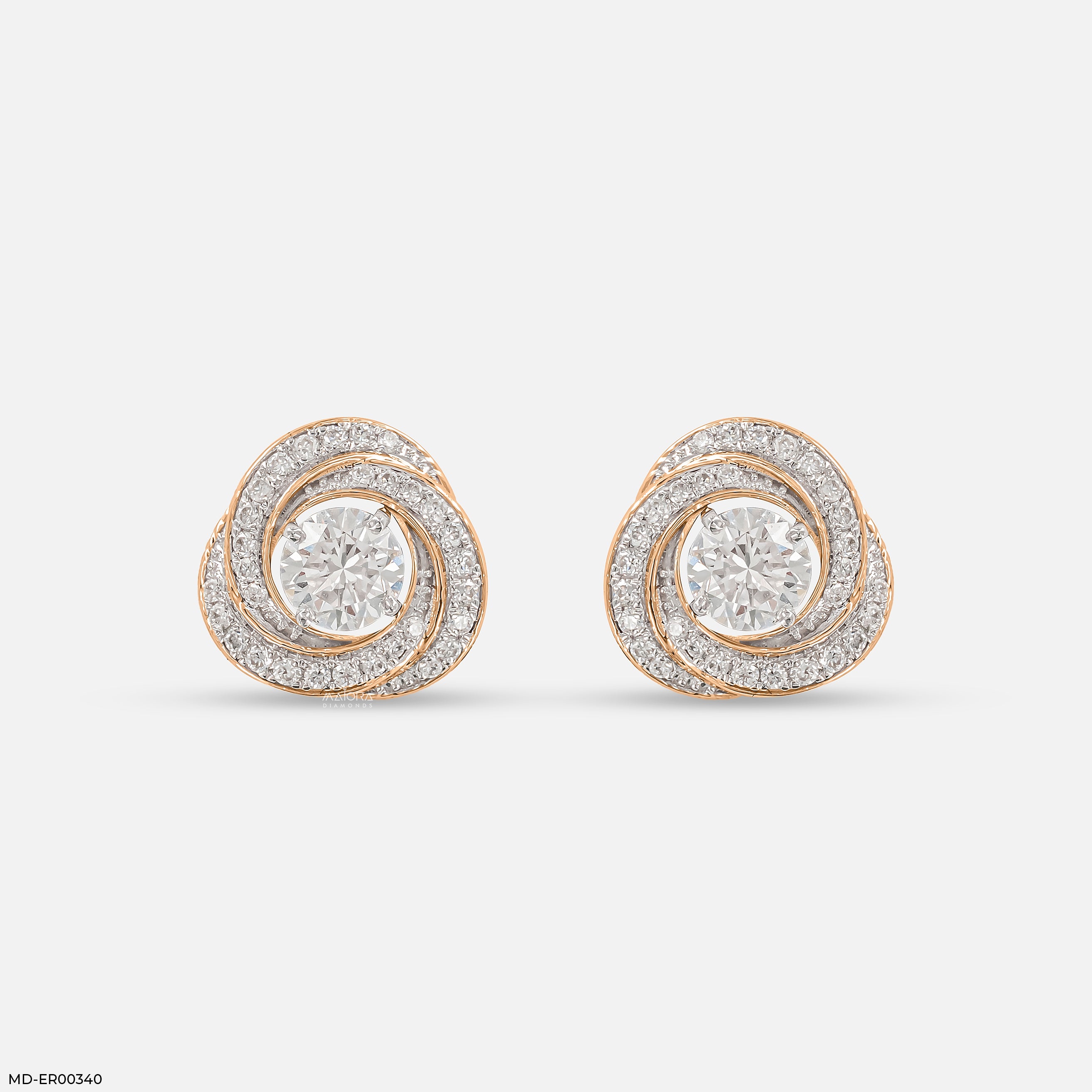 1.35 Carat Stellar Whirlwind Lab Diamond Studs