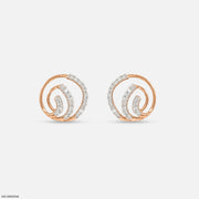 0.20 Carat Celestial Spiral Lab Diamond Earrings