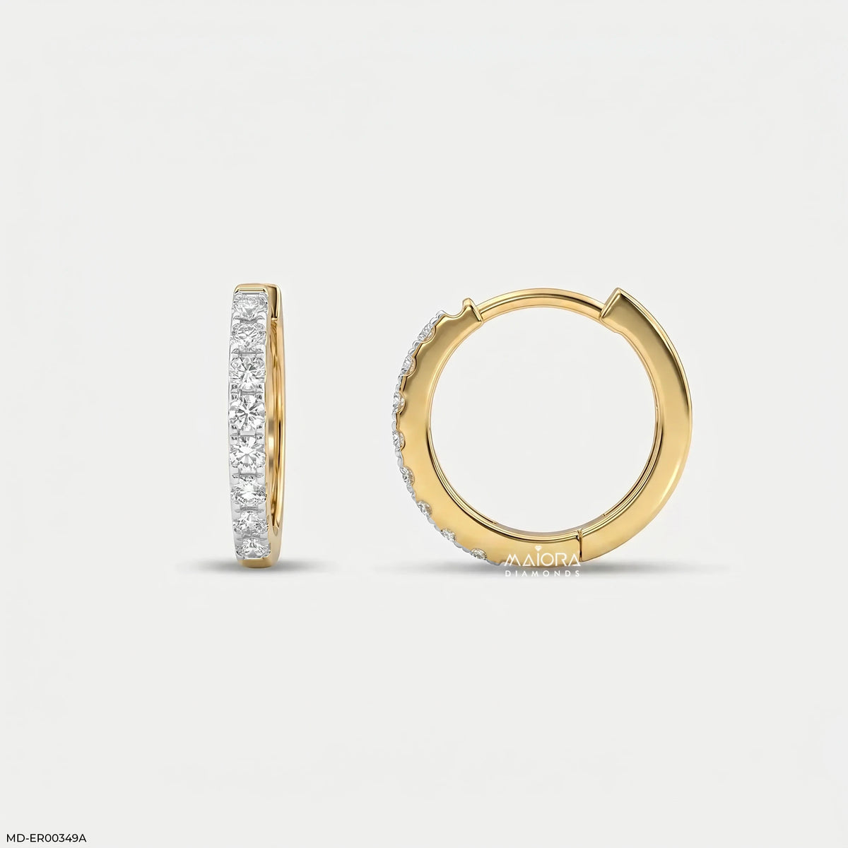 0.25 Carat Round Embrace Solitaire Diamond Stud