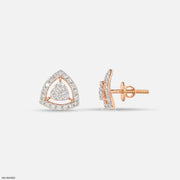 0.65 Carat TriGrace Lab Diamond Studs