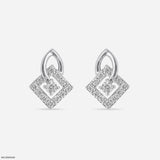 Whispering Statement Diamond Earrings 18K Yellow Gold