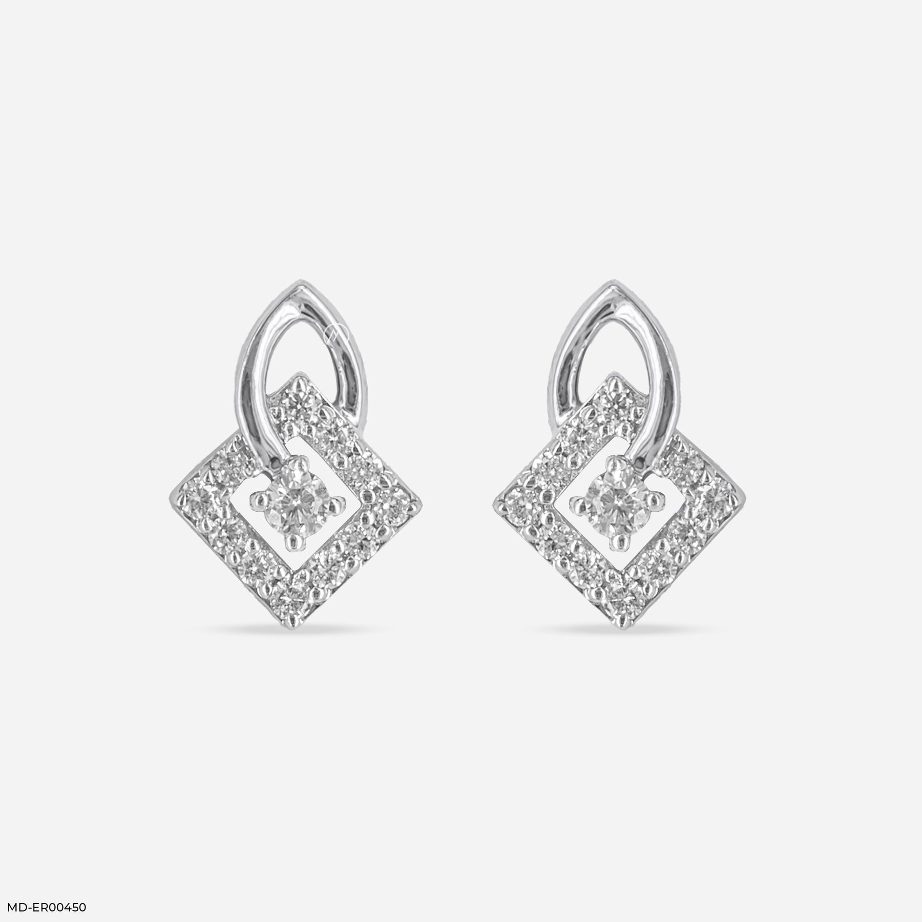 Carat Whispering Statement Lab Diamond Earrings 18K Yellow