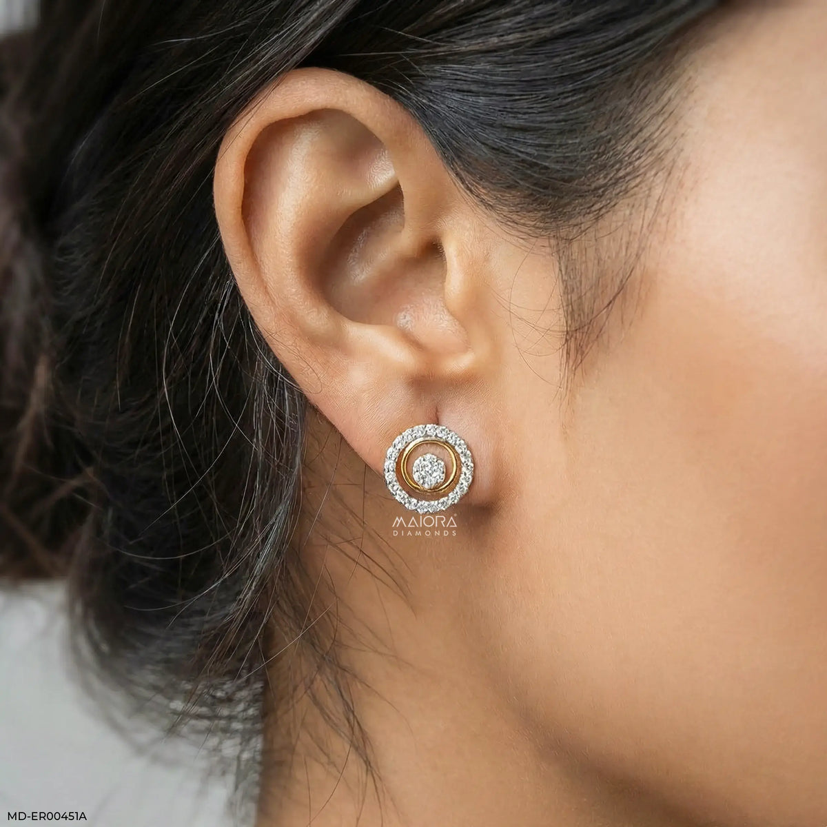 0.35 Carat Pure Magic Diamond Earrings