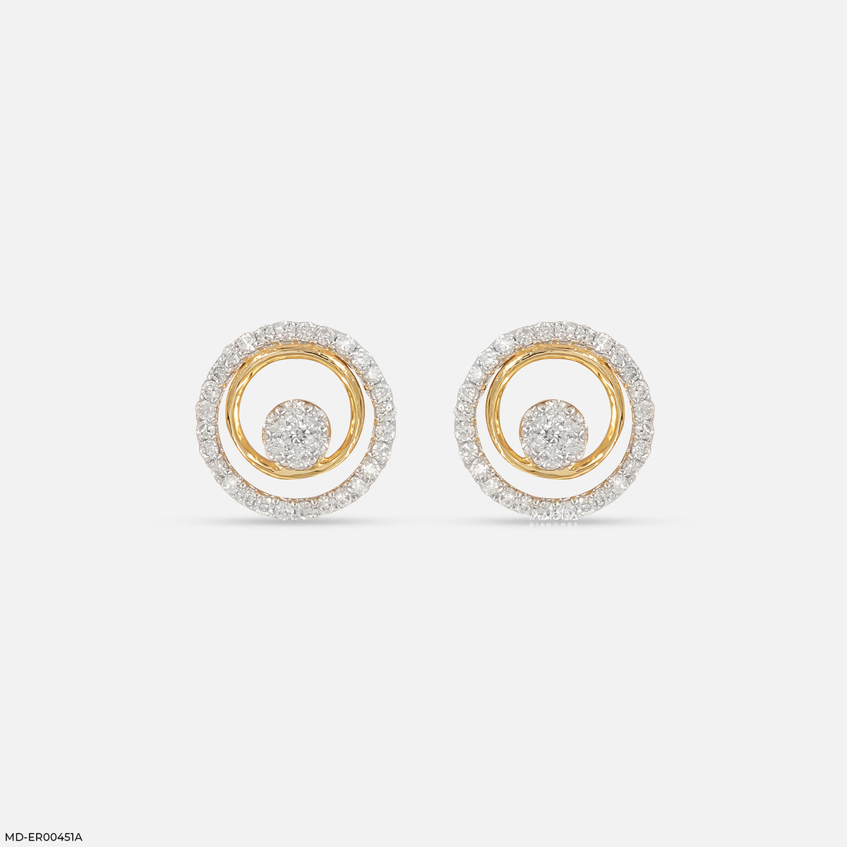 0.35 Carat Pure Magic Diamond Earrings
