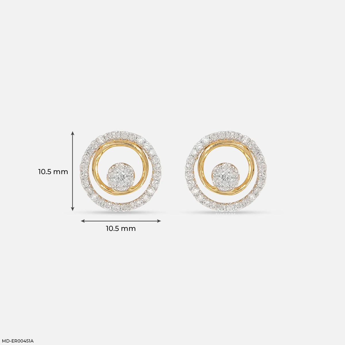 0.35 Carat Pure Magic Diamond Earrings