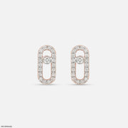 0.35 Carat Diamond Link Lab Diamond Studs