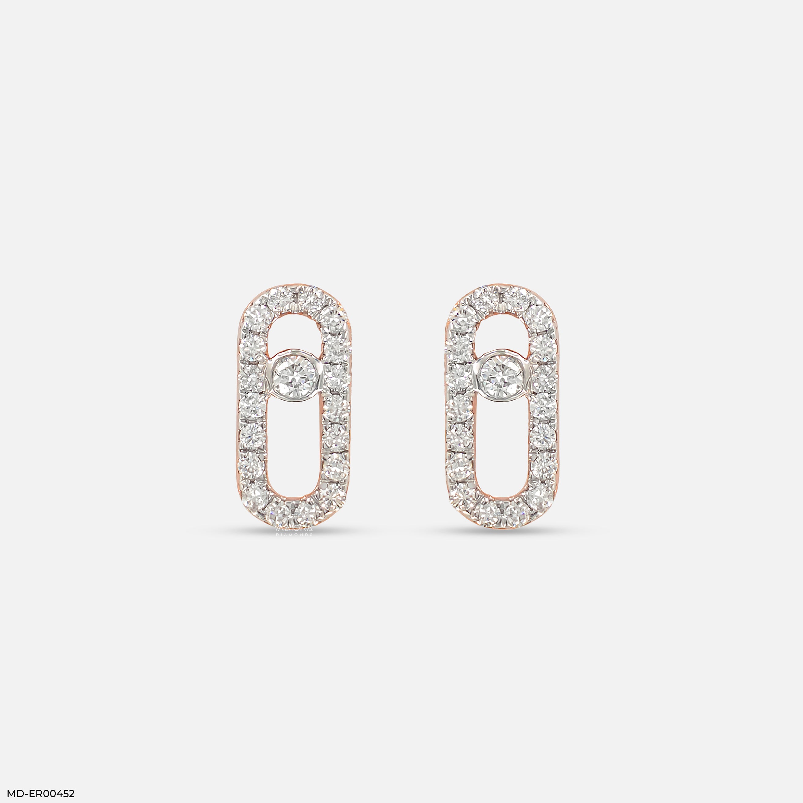 0.35 Carat Diamond Link Lab Diamond Studs