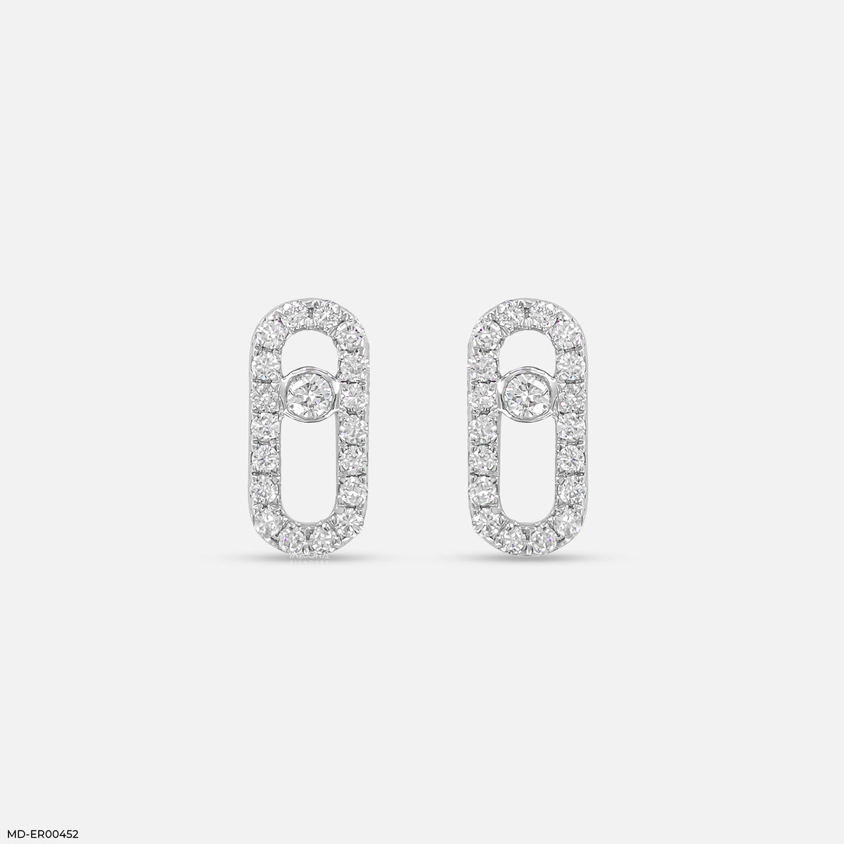0.35 Carat Diamond Link Lab Diamond Studs