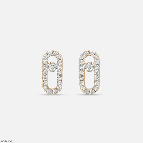 Diamond Link Lab Diamond Studs 14K Yellow Gold