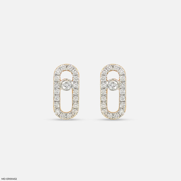 Diamond Link Lab Diamond Studs 14K Yellow Gold