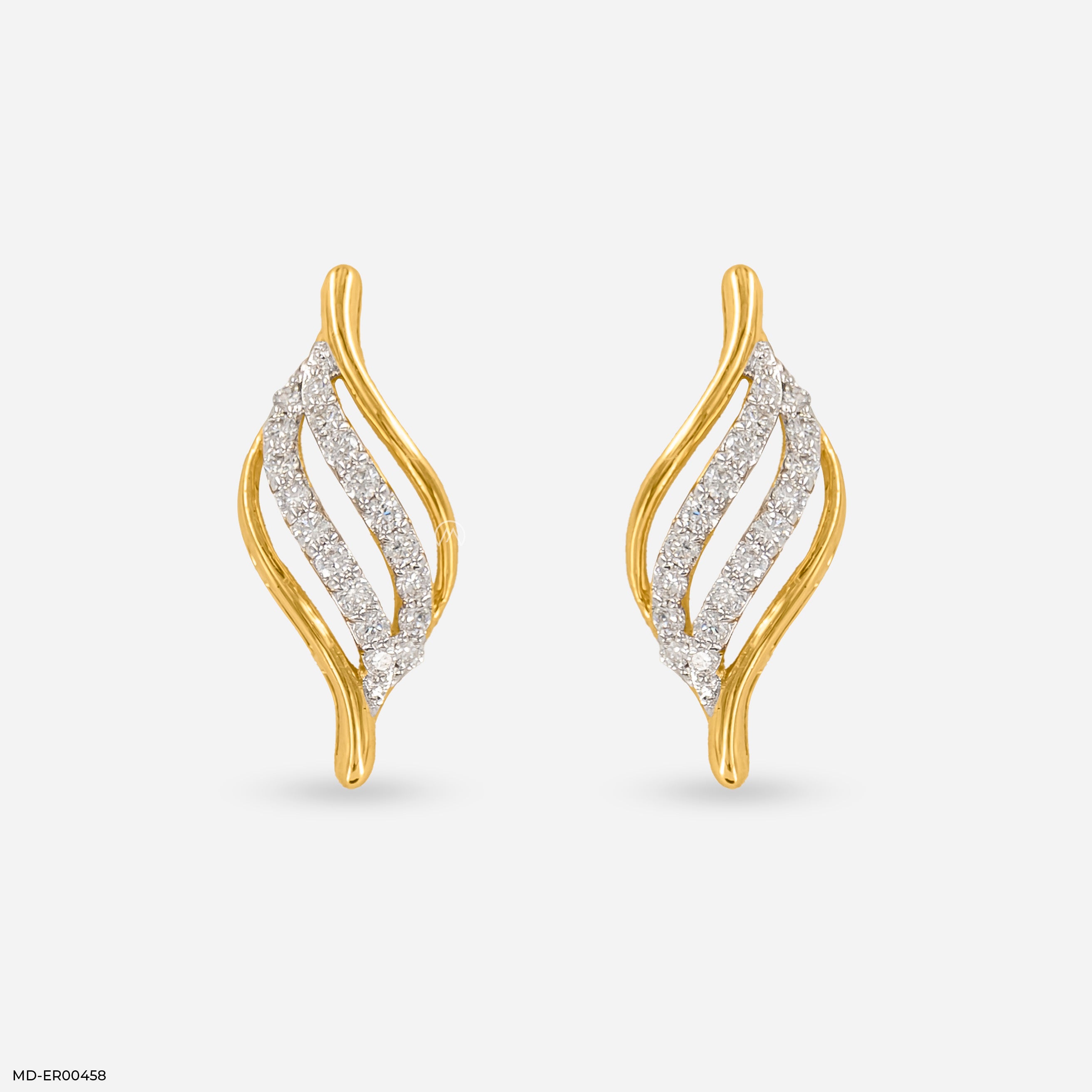 Showsstealer Diamond Studs 14K Yellow Gold