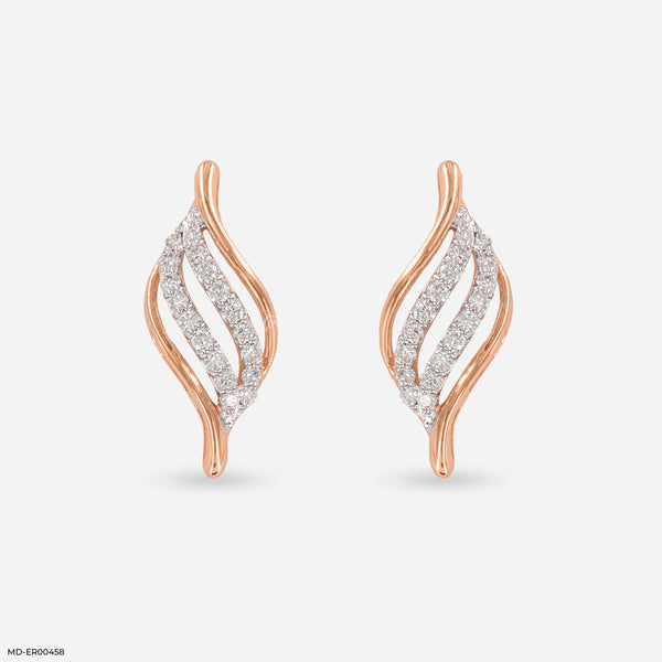 Showsstealer Diamond Studs 14K Rose Gold