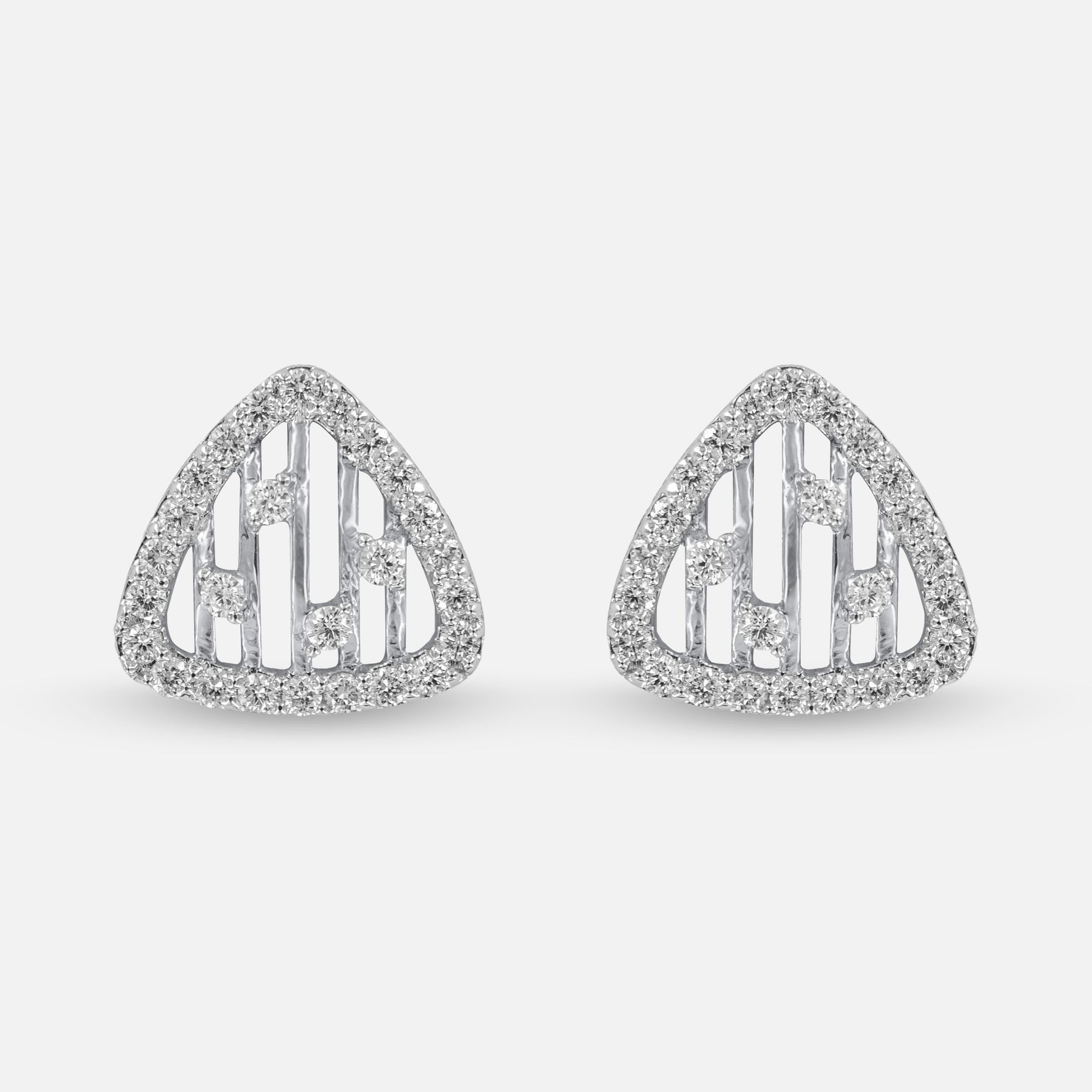 Bubbly Bars Earrings 14K Yellow Gold