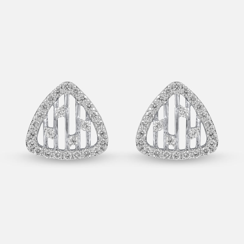 Bubbly Bars Earrings 14K Rose Gold