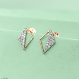 Treasured Beauty Diamond Earrings 18K Rose Gold