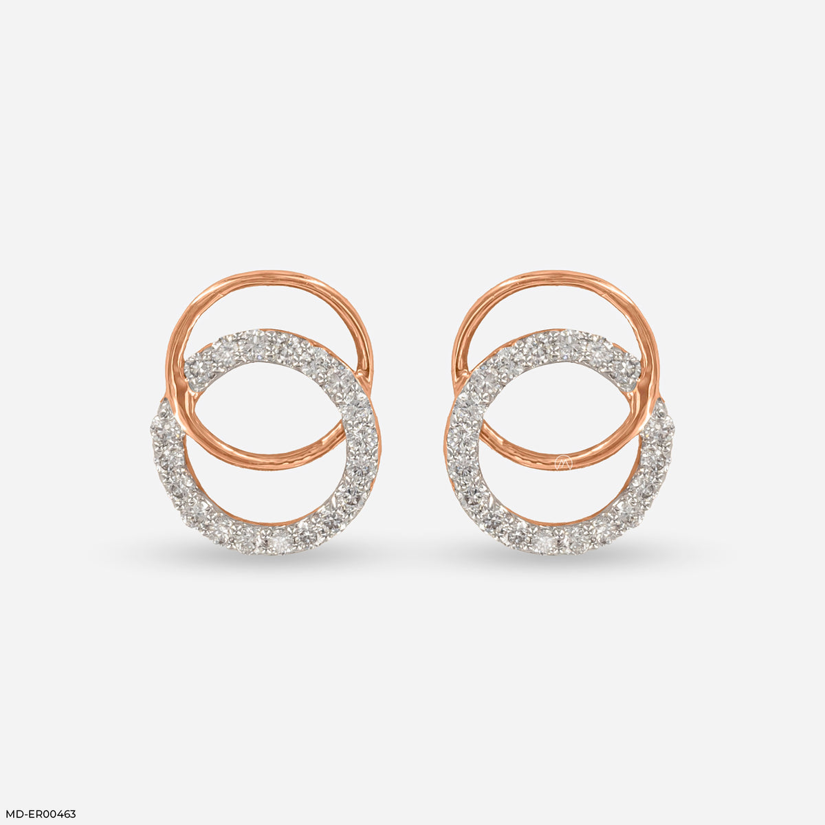 0.35 Carat Infinity Aura Studs Lab Diamond Earrings