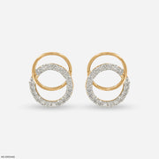 0.35 Carat Infinity Aura Studs Lab Diamond Earrings