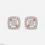 Viola Diamond Studs 14K Rose Gold