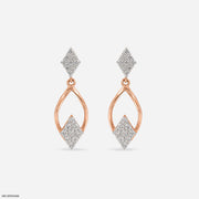 0.5 Carat Diamond Drop Lab Diamond Earrings