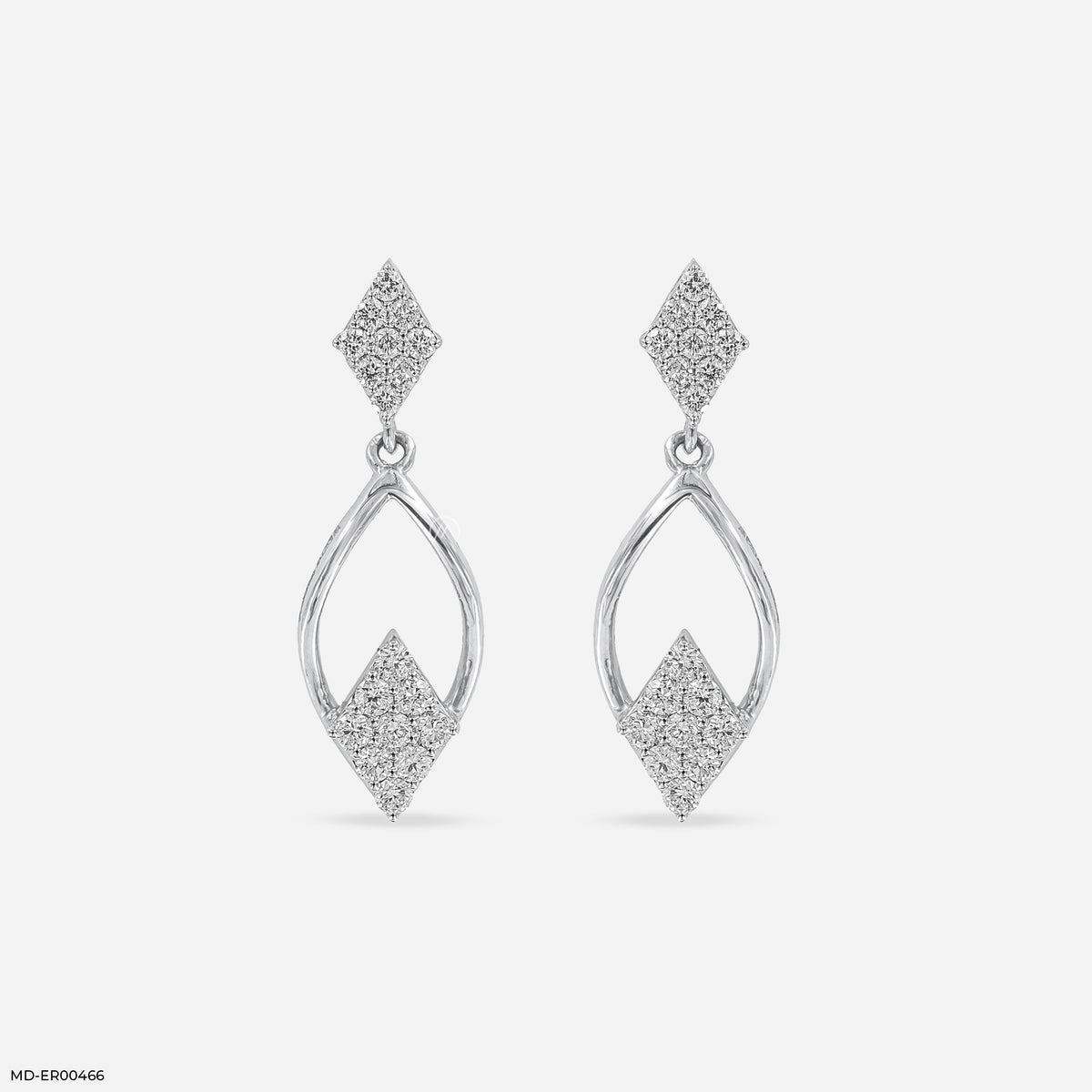 0.5 Carat Diamond Drop Lab Diamond Earrings