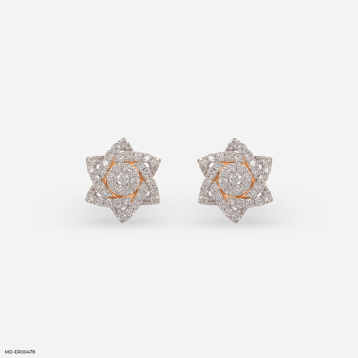 Star Cluster Diamond Earrings