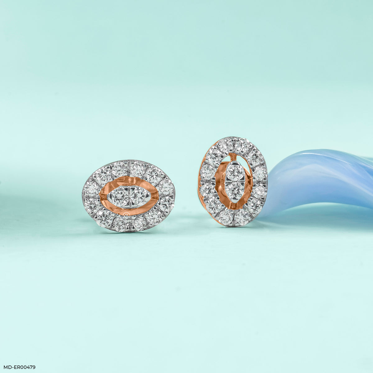 0.35 Carat Enchanting Ovals Lab Diamond Earrings