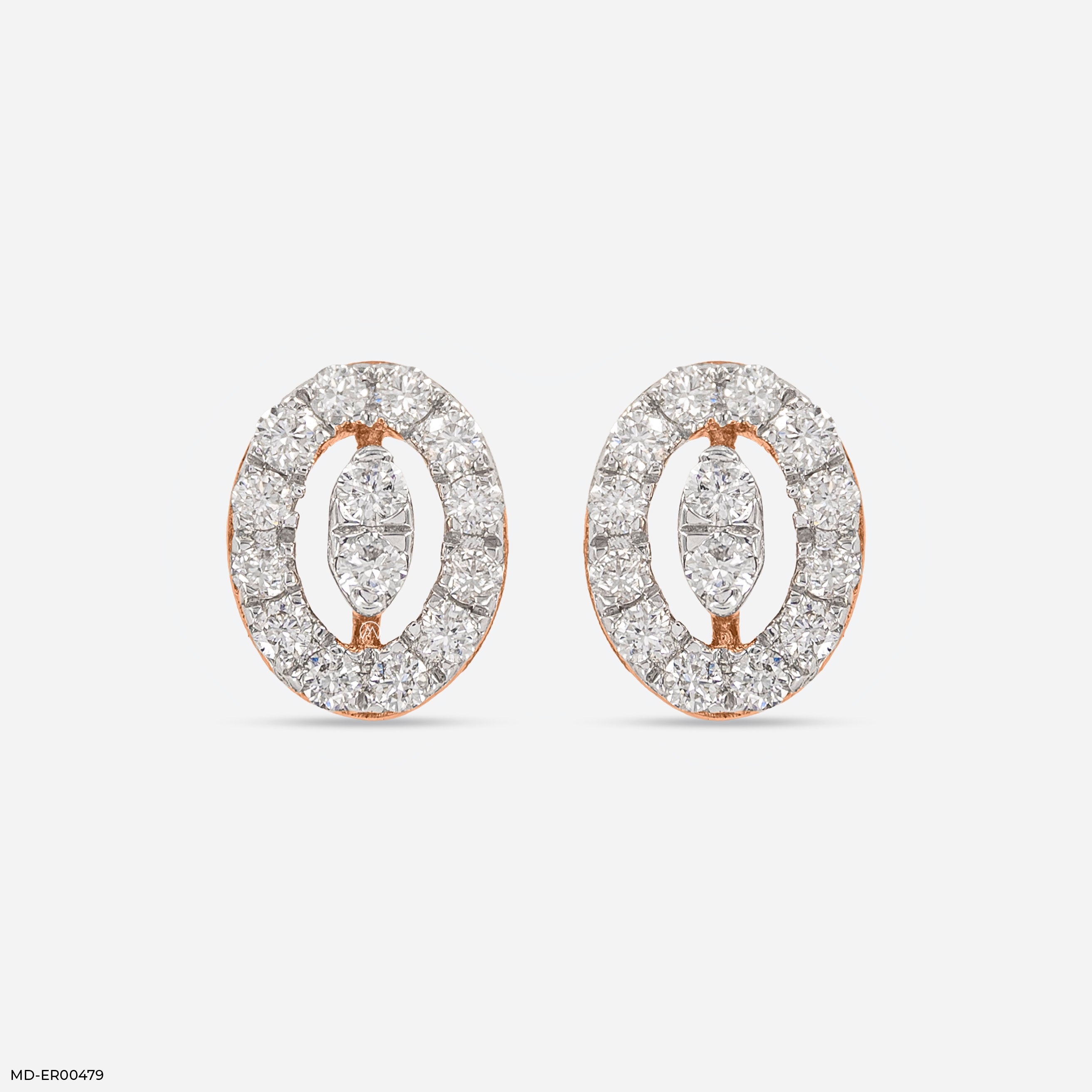 0.35 Carat Enchanting Ovals Lab Diamond Earrings