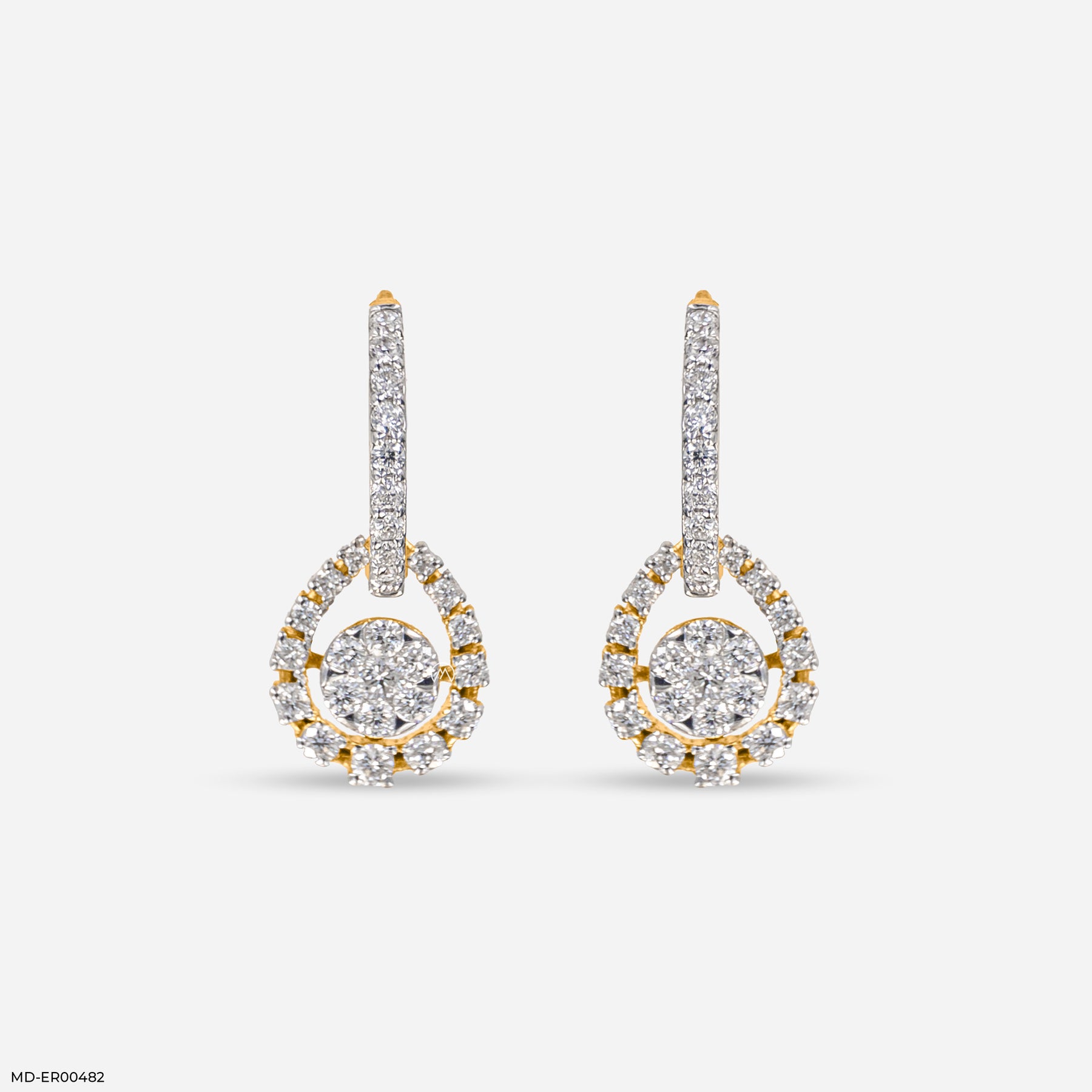 Noor Drop Balli Earrings 14K Yellow Gold