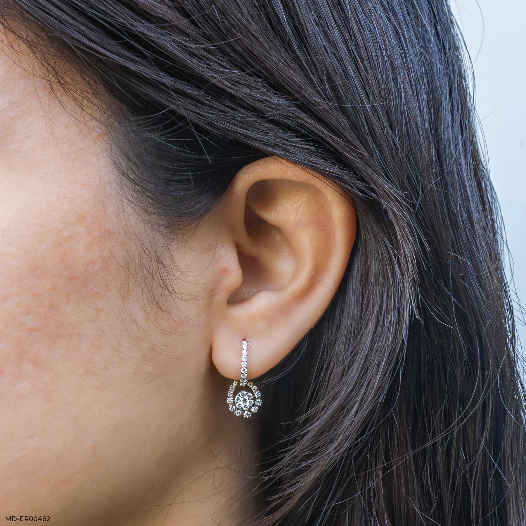 Noor Drop Balli Earrings 14K Yellow Gold