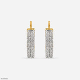 Simple Luxe Diamond Earrings 18K Yellow Gold