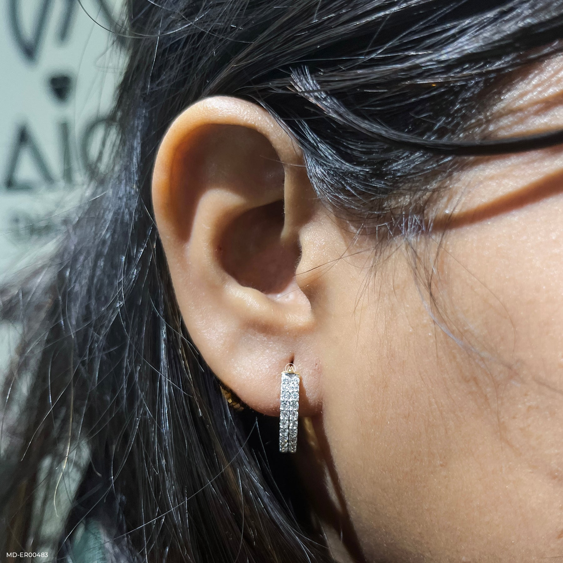 Simple Luxe Diamond Earrings 14K Yellow Gold