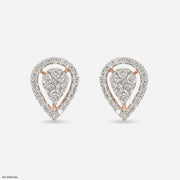 0.50 Carat Simple Posy Lab Diamond Earrings