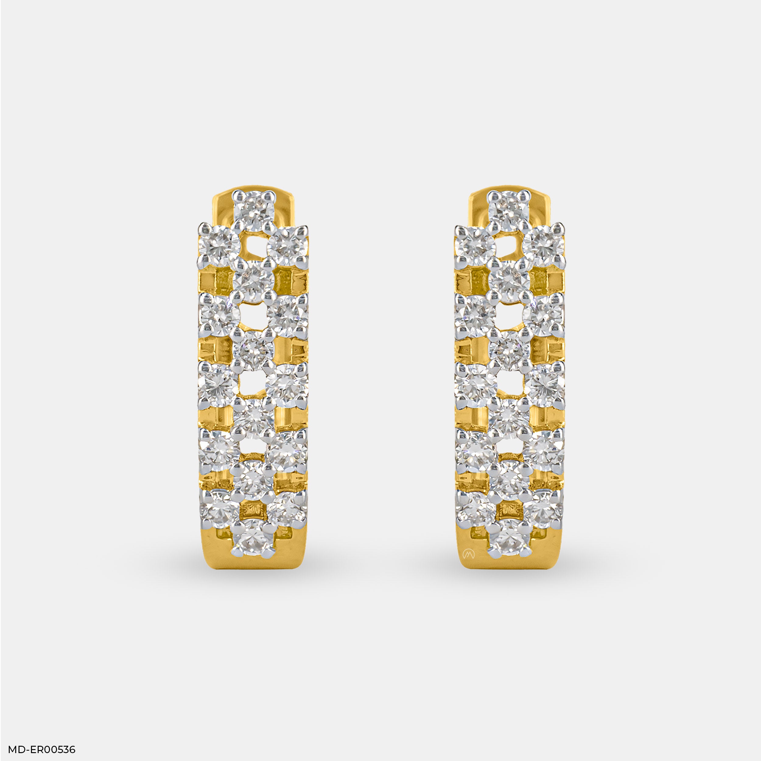 Diamond Triad Bali 9K Yellow Gold