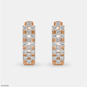 Diamond Triad Bali 9K Rose Gold