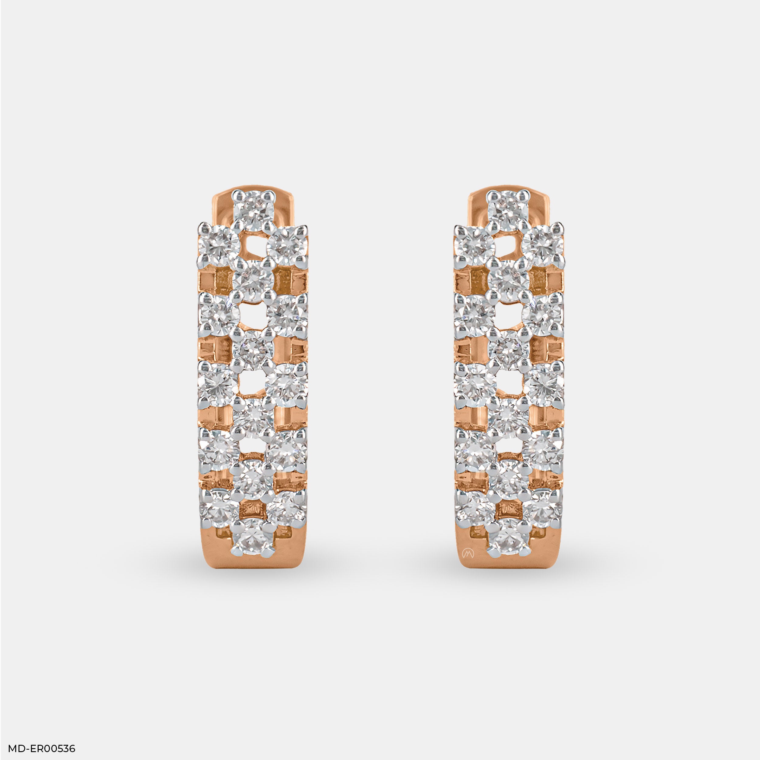 Diamond Triad Bali Earring