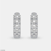 Diamond Triad Bali 14K White Gold