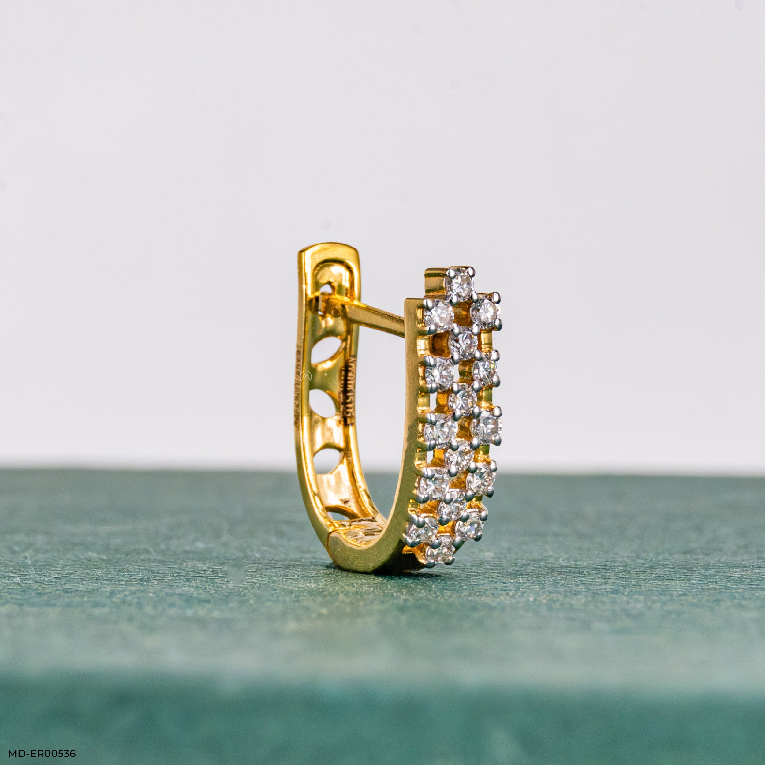 Diamond Triad Bali Earring