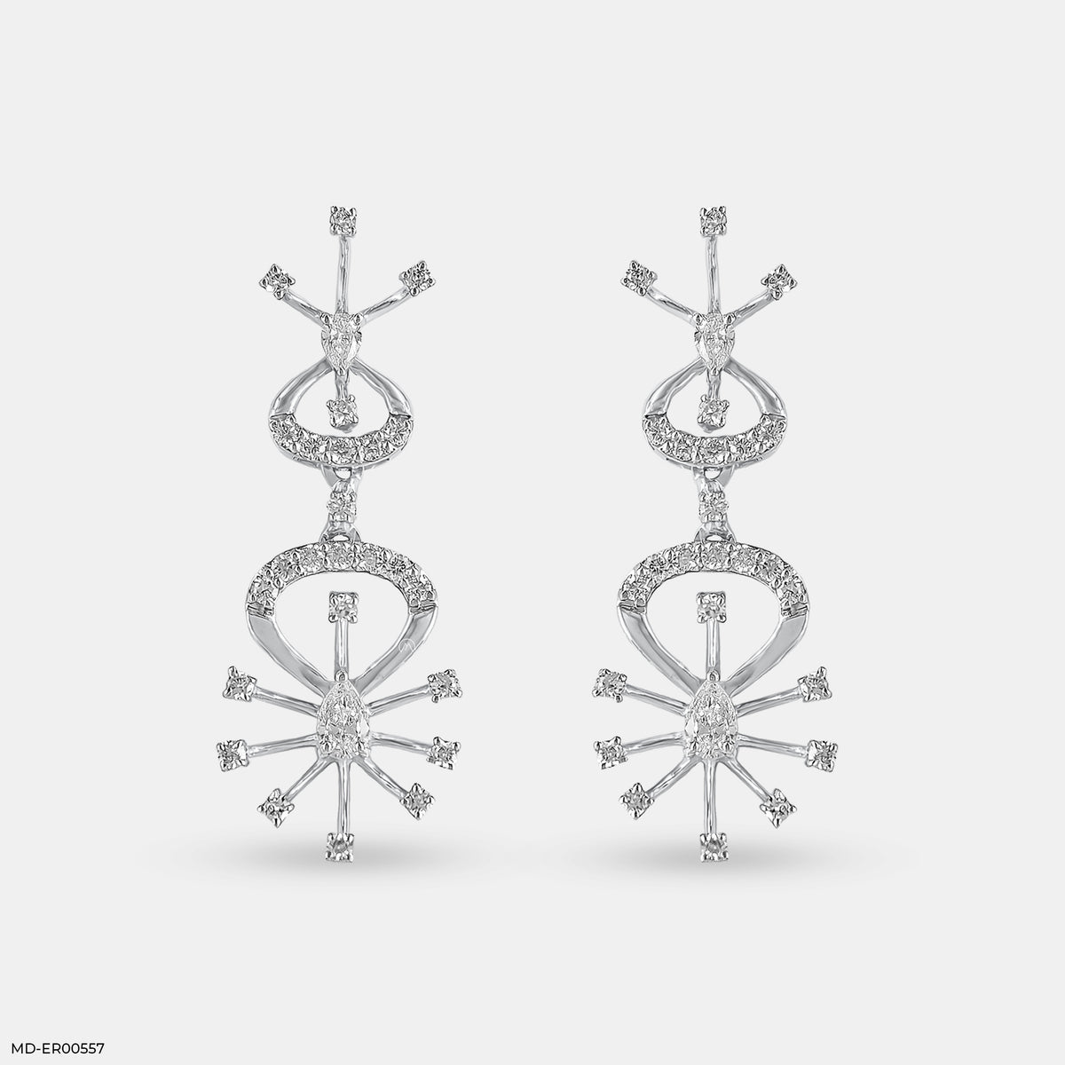 Sparkling Trap Diamond Earrings