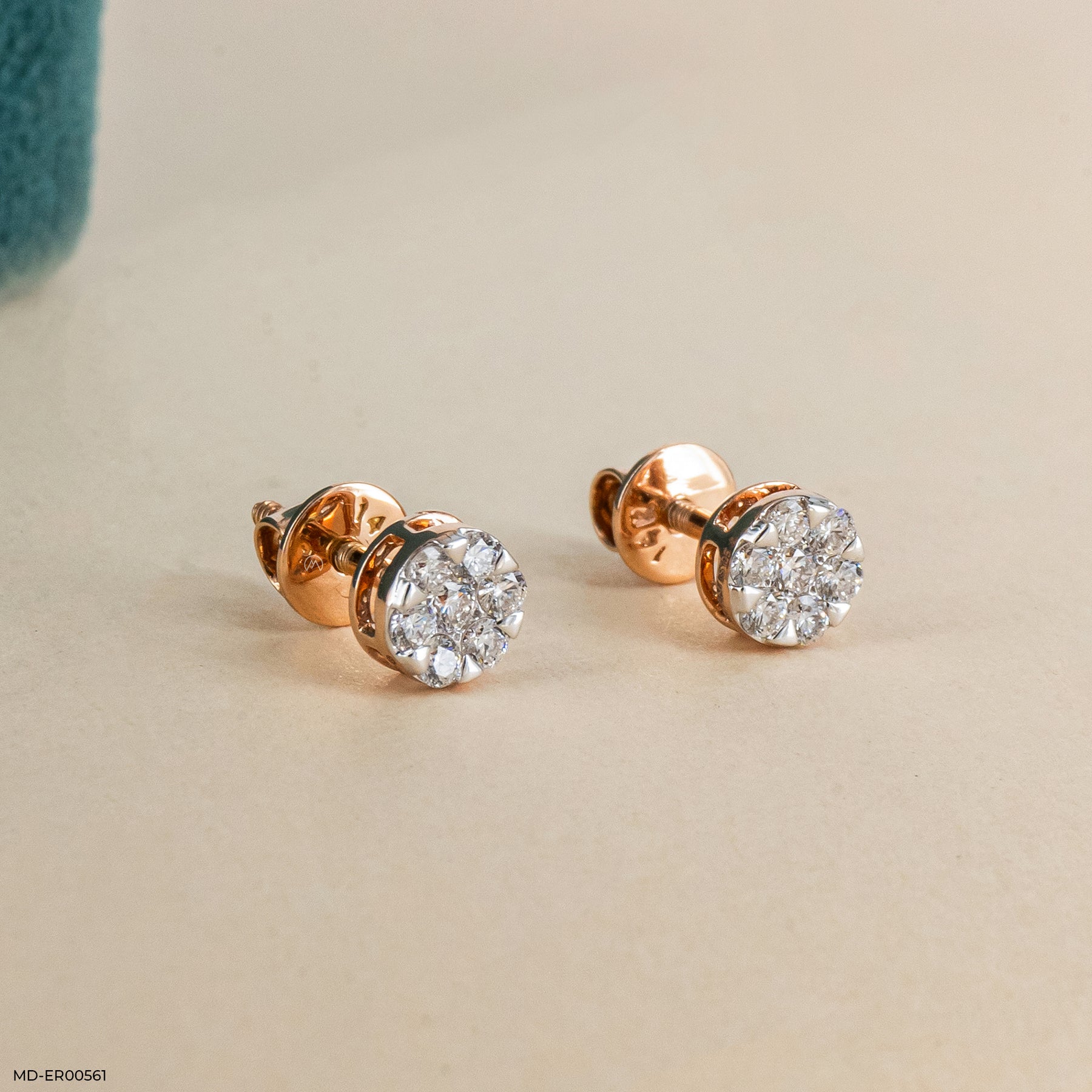0.30 Carat Glimmering Sun Lab Diamond Studs 14K Yellow Gold