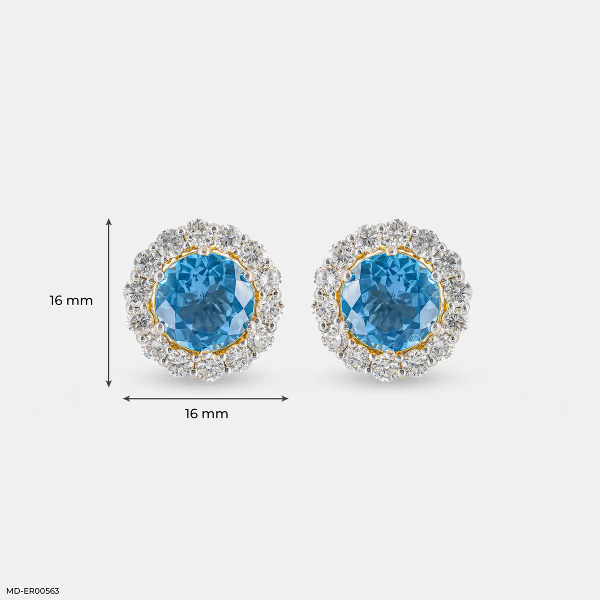 2 Carat Ocean's Embrace Lab Diamond Studs
