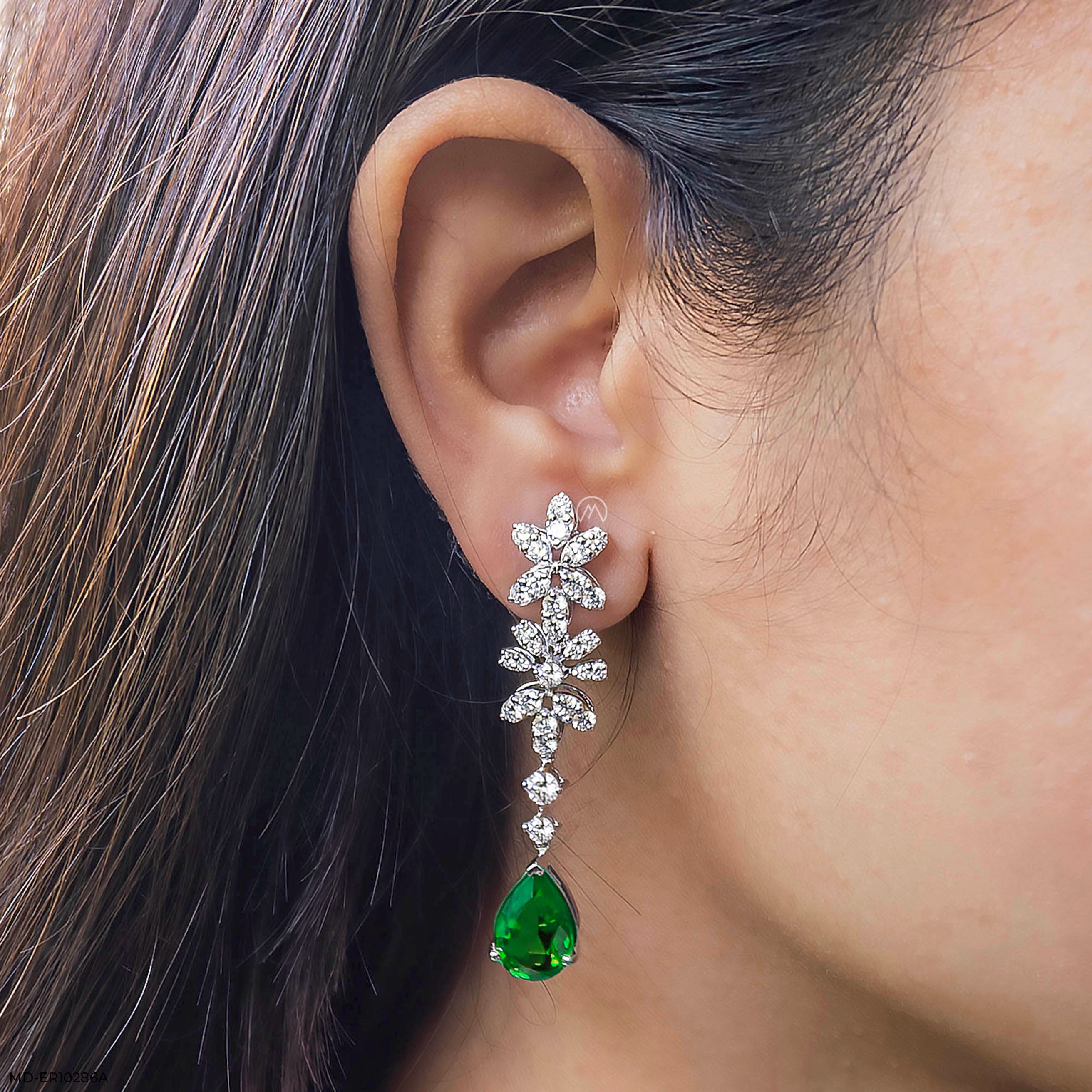2.25 Carat Ethereal Gems And Lab Diamond Danglers